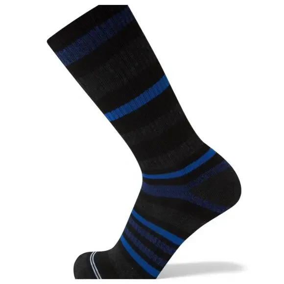 Nautica Men’s Dress Crew Socks 5-Pack Size 6-12.5 Black Gray Blue Soft Comfort - Picture 3 of 8
